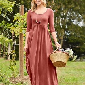 Matilda Jane Rose Country Drive Maxi Dress